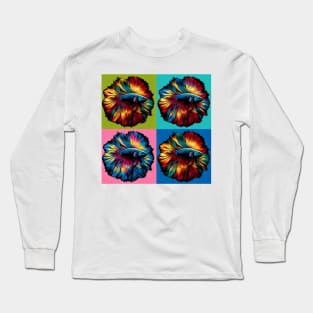 Male Betta - Cool Tropical Fish Long Sleeve T-Shirt